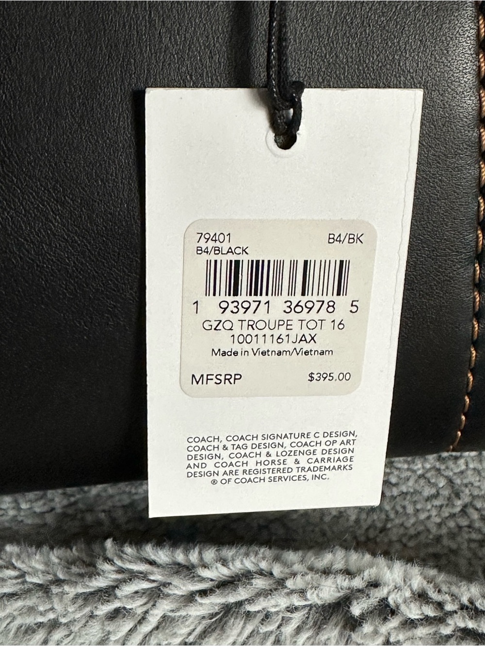 Coach Troupe Tote 16 NWT - Picture 6 of 16